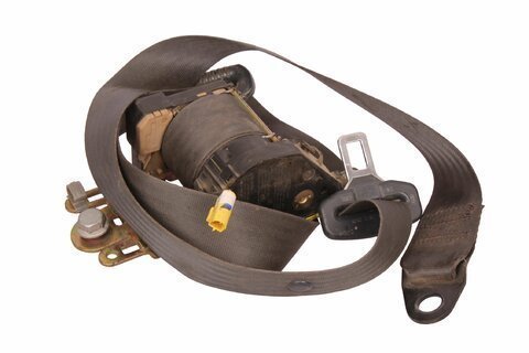 Pravý přední bezpečnostní pás černý