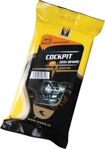 Ubrousky Cocpit pomeranč 30ks