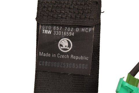 Bezpečnostní pás pravý přední černý 6Y0857702DHCP