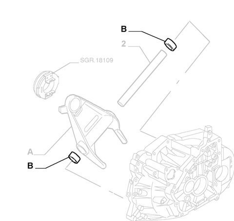 Těsnění vidličky spojky orig.