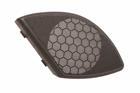 Krytka zadního reproduktoru levá tmavě šedá