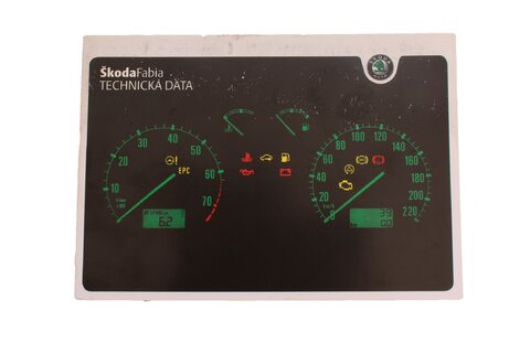 Technická data FABIA CZ 2003