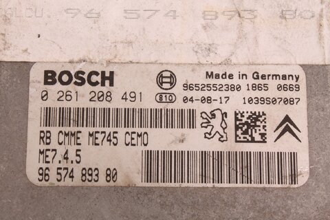 Řídící jednotka motoru 0261208491