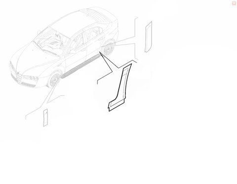 Ochraná folie prahu zadní levá L