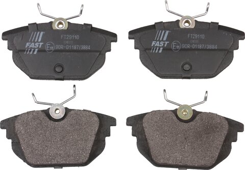 Brzdové destičky zadní 98 ->