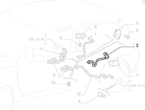 Brzdová trubka 71737668