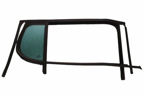 Sklo boční pravé zadní kufr tmavě zelené hatchback