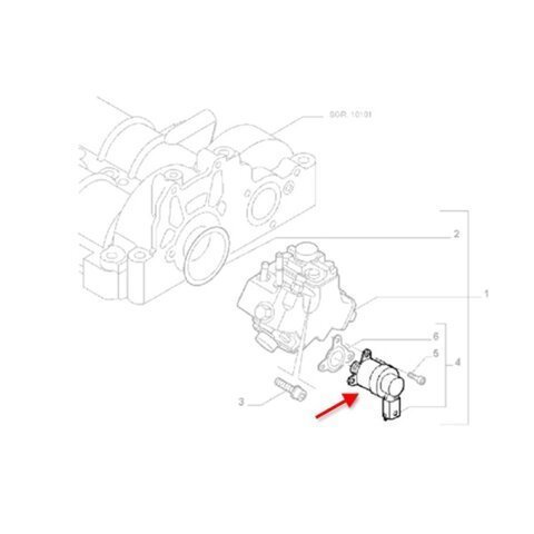 Ventil regulace tlaku paliva