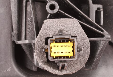 Levé zpětné zrcátko 7-PIN elektricky ovládané s příklopem - pro lak