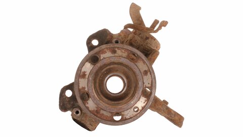 Těhlice přední levá komplet - 6C0407255A 6Q0407255S