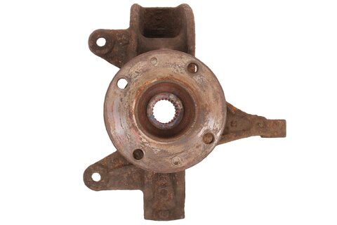 Levá L přední těhlice s ložiskem - spodní čep 16mm - poloosa 23dr.