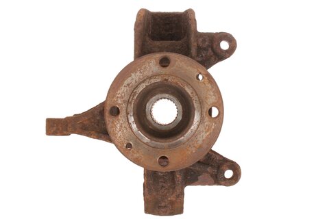 Pravá P přední těhlice s ložiskem - spodní čep 18mm - poloosa 25dr.