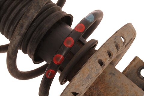 Tlumič pérování přední komplet (4x čer, 1x mod)