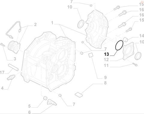 Hermetické těsnění poloosy vnitřní