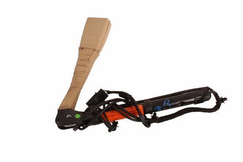 Bezpečnostní pás pravý přední béžový (pouze pyronapínač)