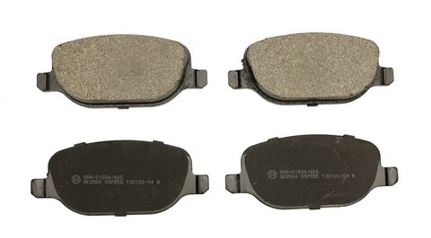 Brzdové destičky zadní