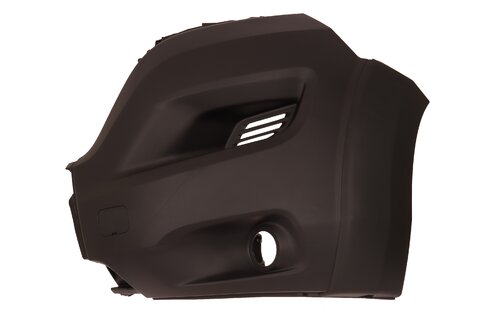 Roh předního nárazníku levý s plastovým lemem pro mlhovku (černý) 2014 -