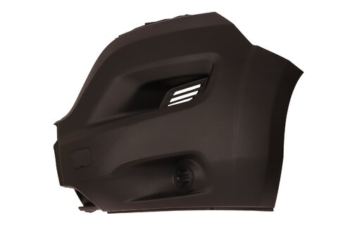 Roh předního nárazníku levý (černý) 2014 -