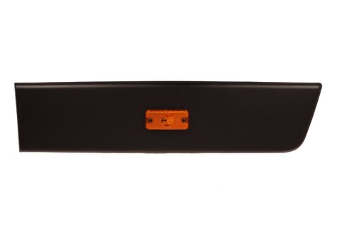 Boční lišta zadního blatníku (přední) s pozičním světlem levá (černá)