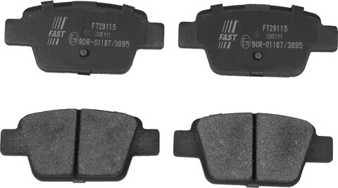 Brzdové destičky zadní