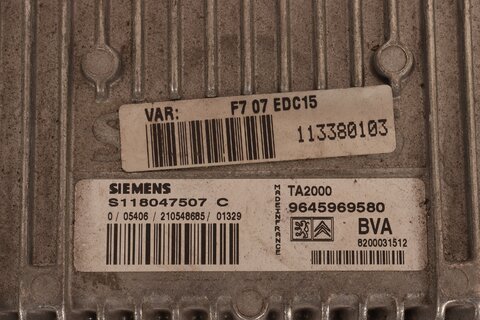 Řídící jednotka automatické převodovky 9645969580