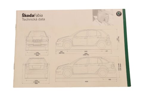Technická data FABIA S54.5580.06.15
