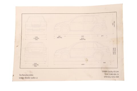 Technická data FABIA CZ