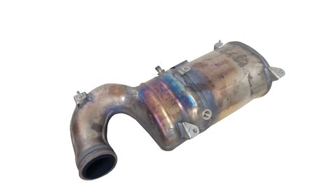 Filtr pevných částic kovový s katalyzátorem