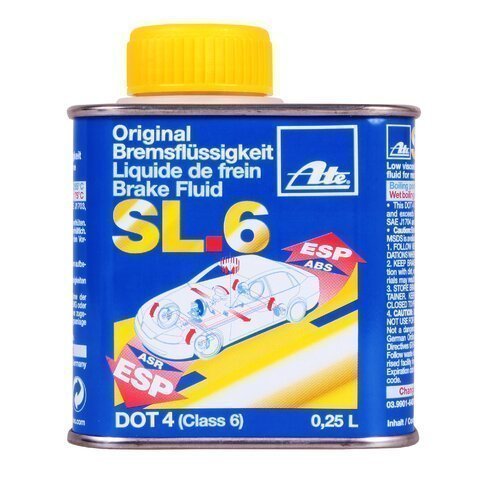 Brzdová kapalina SL.6 - DOT 4 (ESP/ASR) - 250 ml