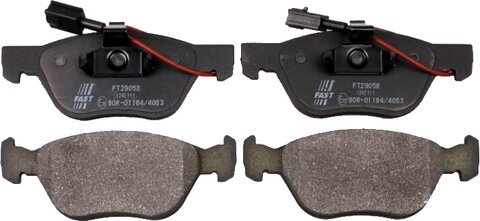 Přední brzdové destičky