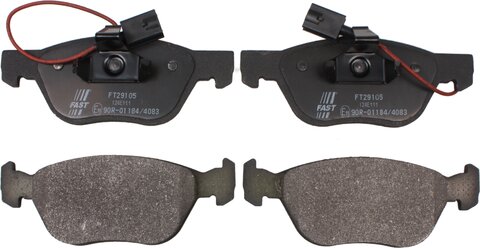 Přední brzdové destičky