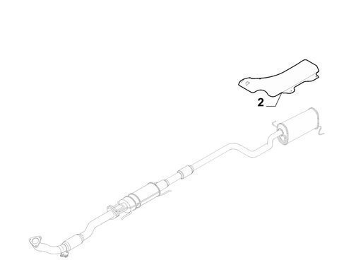 Kryt výfuku (zadní tlumič)