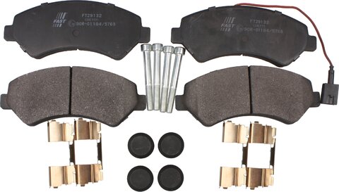 Přední brzdové destičky (17QH, 20Q)