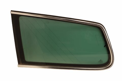 Sklo boční levé zadní kufr combi tmavě zelené (chromová lišta) 3C9845297AL