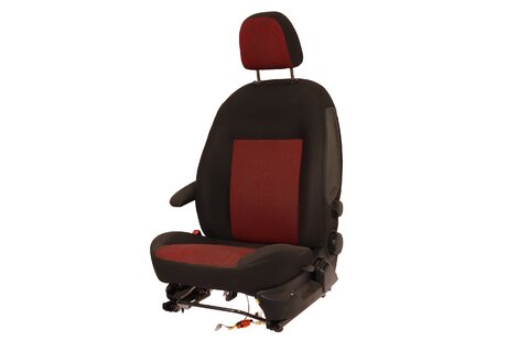 Sedačka řidiče komplet (SEDTS-110/B) výhřev, airbag