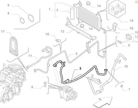 Hadice klima 51704275