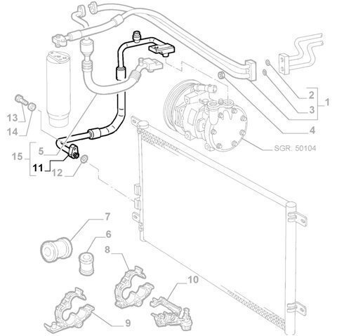 Hadice klimatizace 60666981