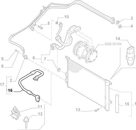 Hadice klimatizace 60688932