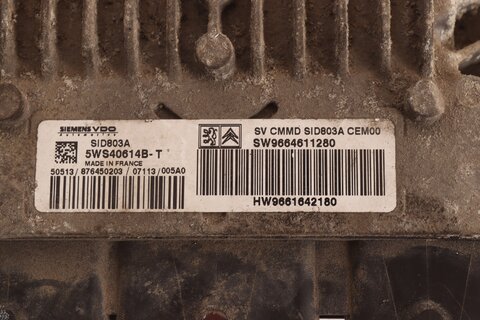 Řídící jednotka motoru 2.0 HDi 88kW