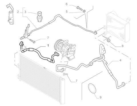 Hadice klimatizace 51730987