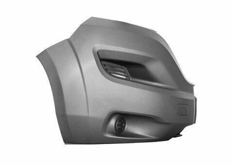 Roh předního nárazníku šedý pravý 2014-