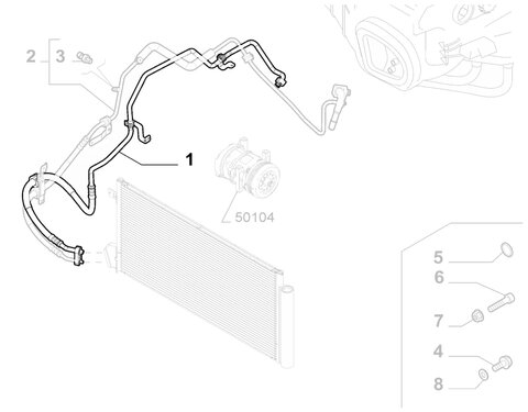 Hadice klimatizace 51811367