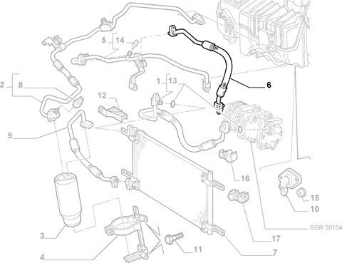 Hadice klima 51723286