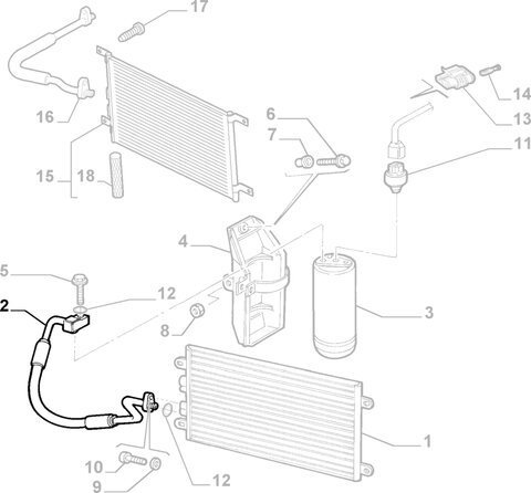 Hadice klimatizace 46767608