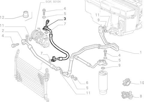 Hadice klimatizace 46524949