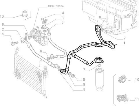 Hadice klima - 46550598
