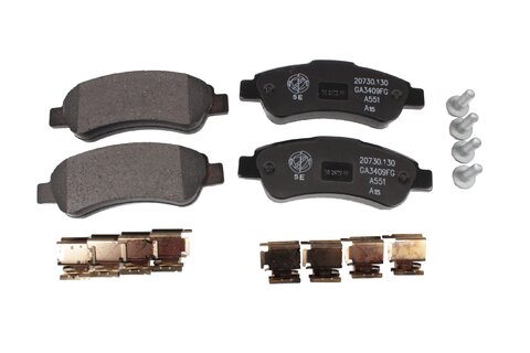 Brzdové destičky zadní