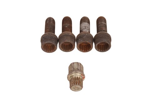 Bezpečnostní šrouby kola M14x1,5x27 sada