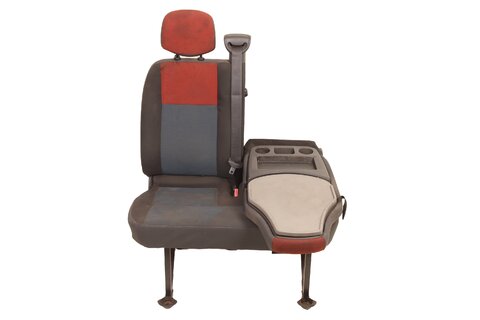 Dvousedačka přední červená