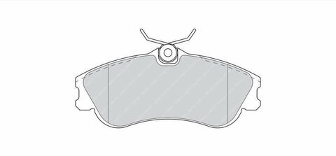 Brzdové destičky FERODO PREMIER